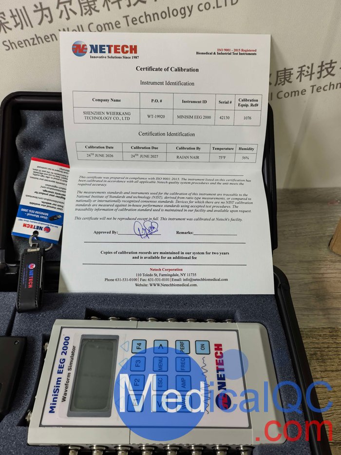 MiniSim EEG 2000脑电模拟器,MiniSim EEG 2000脑电模拟仪产品实物图