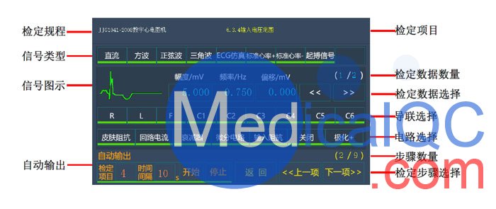 EGC2026心脑电图机检定仪,EGC2026心脑电图机测试仪检定页面
